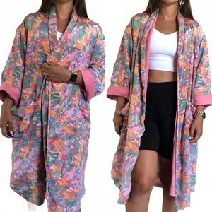 Rare Vintage Victoria’s Secret Floral Kimono Robe